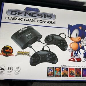Genesis Classic Game Console with 5 Original Cartridge Games Included!